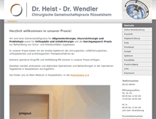 Tablet Screenshot of chirurgie-ruesselsheim.de